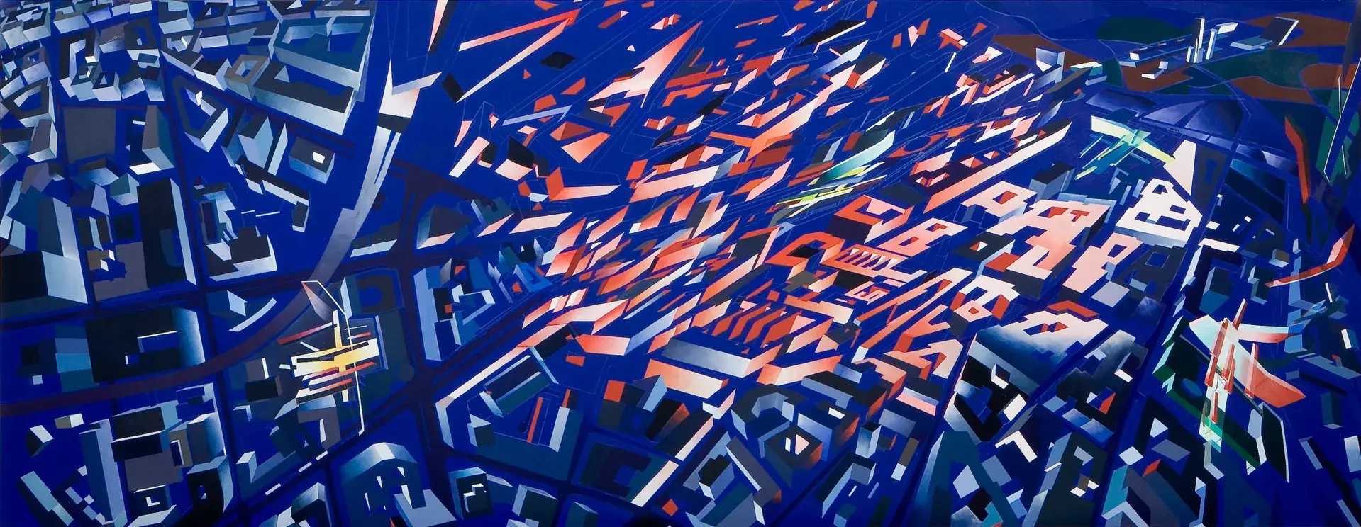 2. Victoria City Aerial, Blue beam - 1920 x 744